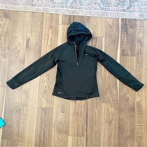 Nike Black Fleece Lined Running Hoodie